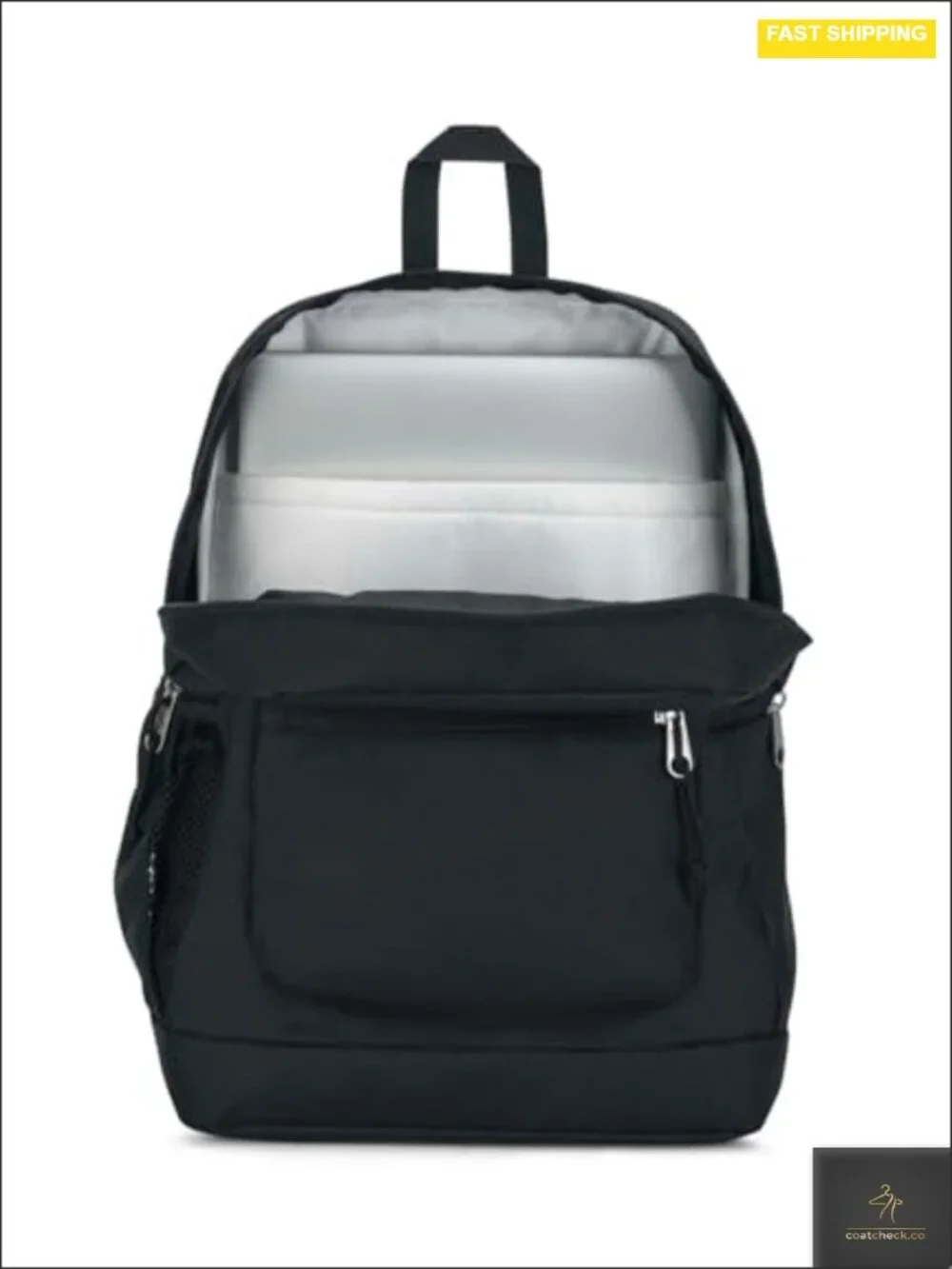 Large Main Compartment Backpack with Padded Laptop Sleeve, Water Bottle Pocket